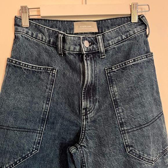 Everlane Women's Way-High® Gardener Cropped Jean in Diamond Stone, Size 25 - Picture 6 of 10